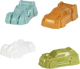 Bol.com Klein Toys Gaat Bio strand speelgoed automallen set - 4 stuks - gemaakt van bio plastic - meerkleurig aanbieding