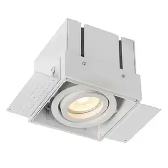 Lucide LED Inbouwspot Trimless 1 x GU10 rechthoekig wit