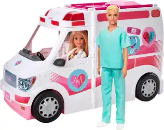 Bol.com Barbie Ambulance met Dokter en Verpleegkundige - Dokterspost - Barbieset aanbieding