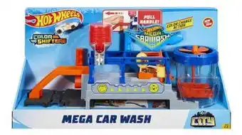 Bol.com Hot Wheels Ultimate Series Mega Autowasserette - Racebaan met Automatische Transportbaan aanbieding