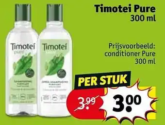 Kruidvat Conditioner pure 300 ml aanbieding