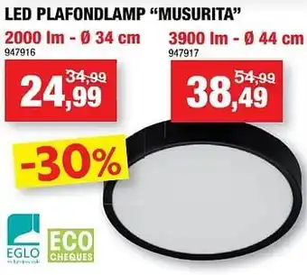 Hubo Led plafondlamp musurita aanbieding
