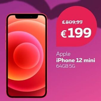 Proximus Apple iphone 12 mini 64gb 5g aanbieding