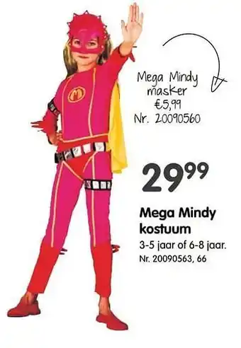 Mega mindy kostuum