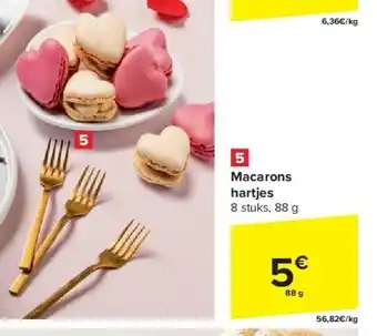 Carrefour Macarons hartjes aanbieding