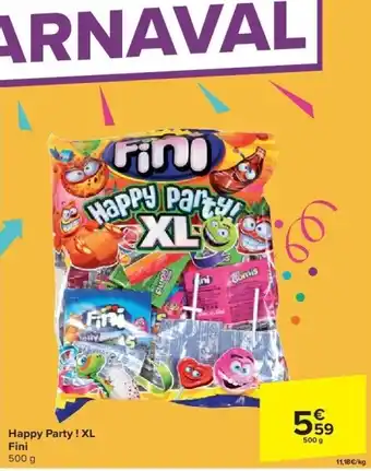 Carrefour Happy Party ! XL Fini aanbieding