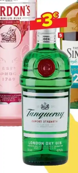 Carrefour Gin Tanqueray aanbieding