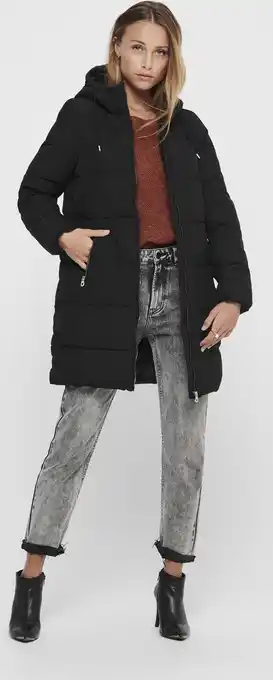 Bol.com ONLY ONLDOLLY LONG PUFFER COAT OTW Dames Jas - Maat L aanbieding