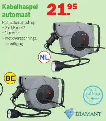 Kabelhaspel automaat