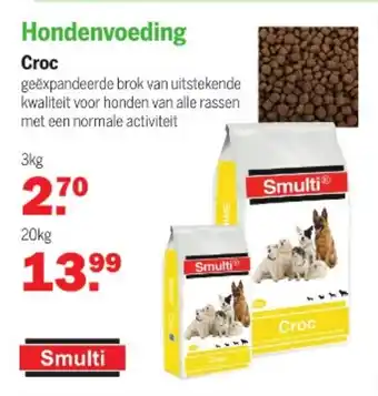 Hondenvoeding Croc 3kg