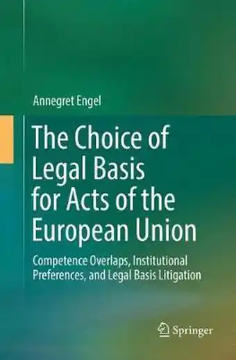 Bol.com The Choice of Legal Basis for Acts of the European Union aanbieding