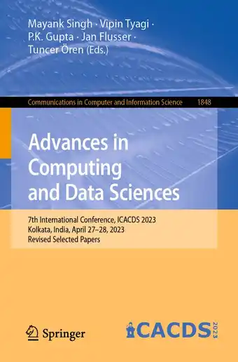 Bol.com Communications in Computer and Information Science- Advances in Computing and Data Sciences aanbieding