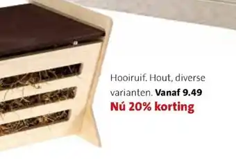 Intratuin Hooiruif Hout, diverse varianten aanbieding