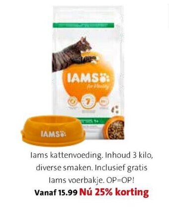 Intratuin Iams kattenvoeding aanbieding
