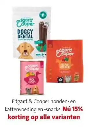 Intratuin Edgard & Cooper honden-en kattenvoeding en-snacks aanbieding