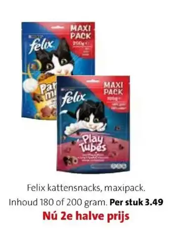 Felix kattensnacks, maxipacks 180g