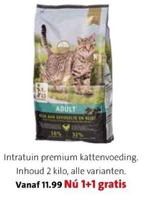 Intratuin Premium kattenvoeding aanbieding