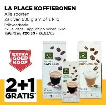 Jumbo La place koffiebonen la place cappuccino bonen aanbieding