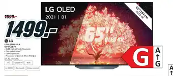 MediaMarkt LG PLED65B16LA 65" OLED Tv aanbieding