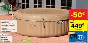 Carrefour Jacuzzi purespa aanbieding