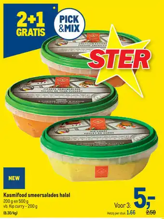 Kasmifood smeersalades halal 200g