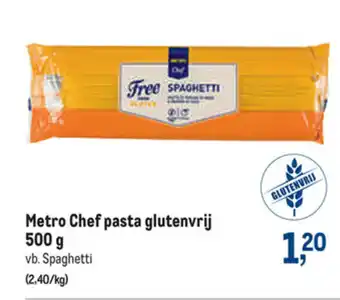 Makro Metro Chef pasta glutenvrij 500g aanbieding