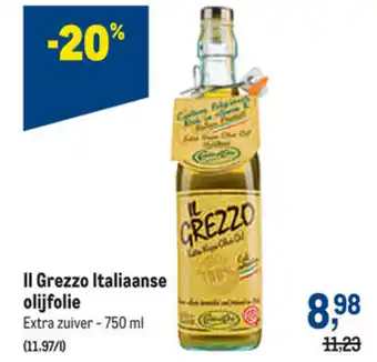II Grezzo Italiaanse olijfolie 750ml
