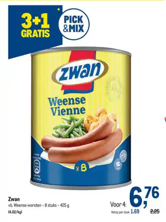 Makro Zwan 425g aanbieding