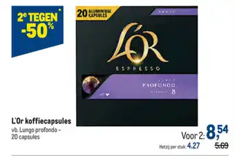Makro L'Or koffiecapsules aanbieding