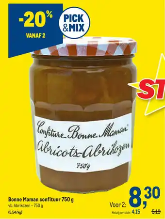 Bonne Maman confituur 750g