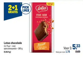 Lotus chocolade 180g