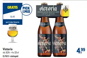 Makro Victoria 4 x 33cl aanbieding