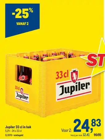 Makro Jupiler 33cl in bak aanbieding