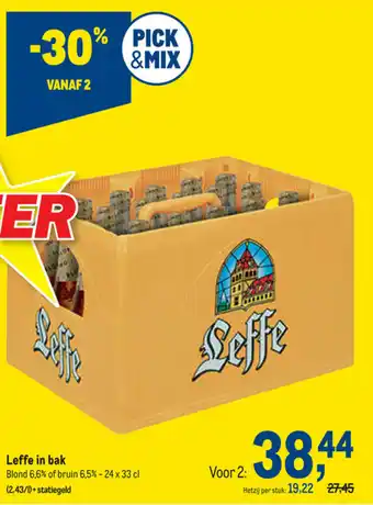Leffe in bak 24 x 33cl