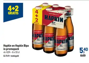 Hapkin en Hapkin Bipa in promopack 6 x 33cl
