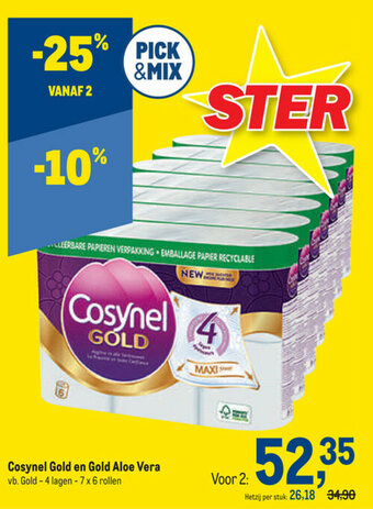 Makro Cosynel Gold en Gold Aloe Vera aanbieding