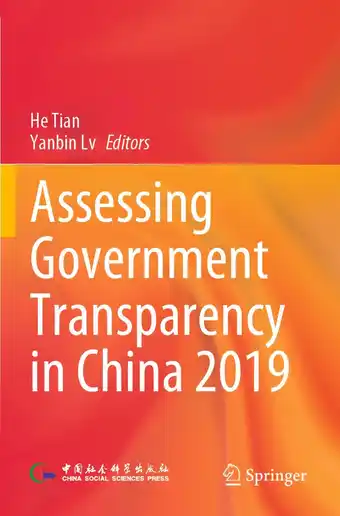Bol.com Assessing Government Transparency in China 2019 aanbieding
