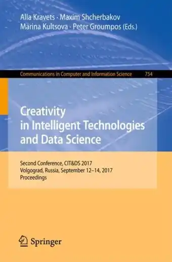 Bol.com Communications in Computer and Information Science- Creativity in Intelligent Technologies and Data Science aanbieding