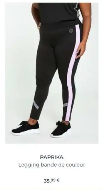 Legging Bande De Couler