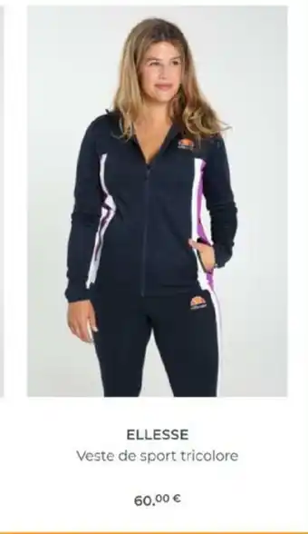 Paprika Ellesse Veste De Sport Tricolore aanbieding