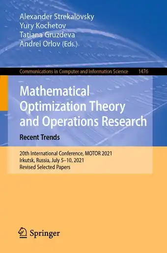 Bol.com Communications in Computer and Information Science- Mathematical Optimization Theory and Operations Research: Recent Trends aanbieding