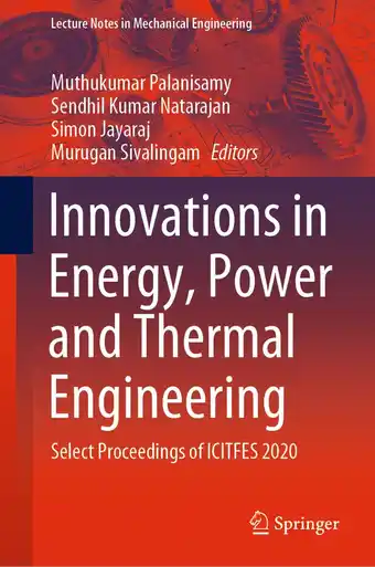 Bol.com Lecture Notes in Mechanical Engineering- Innovations in Energy, Power and Thermal Engineering aanbieding