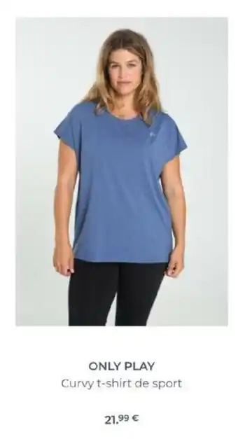 Only Play Curvy T-Shirt De Sport
