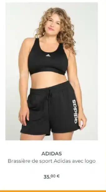 Paprika Adidas Brassiere De Sport Adidas Avec Logo aanbieding