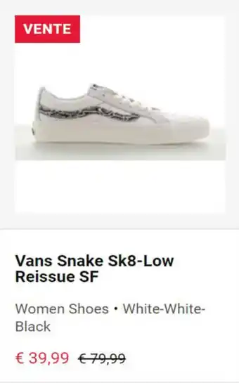 Foot Locker Vans Snake Sk8-Low Reissue SF aanbieding