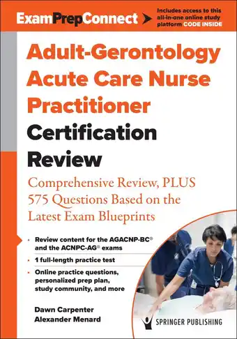 Bol.com Adult-Gerontology Acute Care Nurse Practitioner Certification Review aanbieding