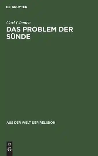 Bol.com Aus der Welt der Religion- Das Problem Der Sünde aanbieding