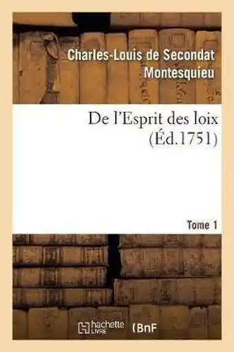 Bol.com de l'Esprit Des Loix Ou Du Rapport Que Les Loix Doivent Avoir Avec La Constitution aanbieding
