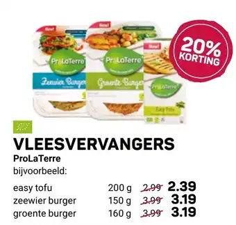 Ekoplaza Vleesvervangers ProLaTerre 200g aanbieding