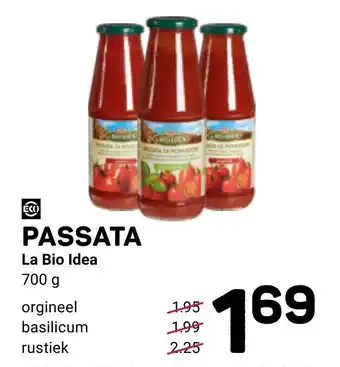 Ekoplaza Passata La Bio Idea 700g aanbieding